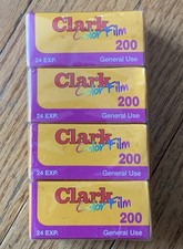 Clark Color 200 35mm Film (4 Pack 24 Exposures Per Roll) NOS still sealed