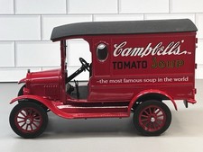 Danbury Mint 1925 Ford Model T Campbells Soup Panel Delivery Truck 124 Dc Danbury Mint 1925 Ford Model T Campbells Soup Panel Delivery Truck 124 Dc