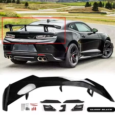 For 2016-2024 Chevy Camaro ZL1 1LE Style LT RS SS Trunk Spoiler Wing Gloss Black