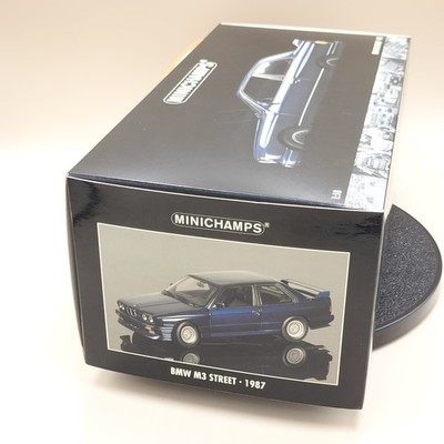 MINICHAMPS 1/18 BMW M3 STREET 1987 Blue metallic 180020301 | eBay