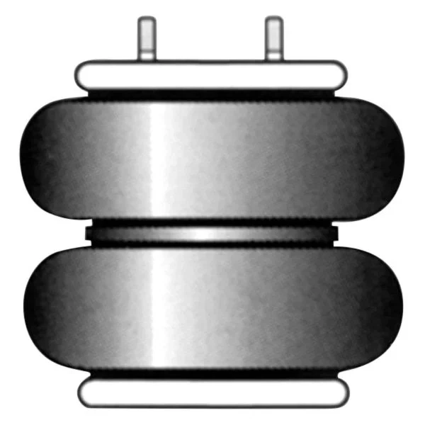 For Chevy C30 75 Firestone Suspension Ride-Rite Rear 267C1.5 Air Helper Spring Foto 2 de 3