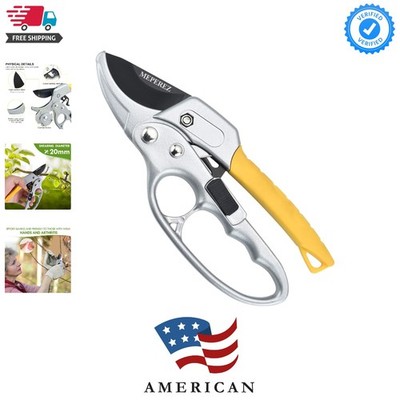 Pruning Shears, Work 3 Times Easier, Pruners Heady Duty, Sharp Garden Clipper...