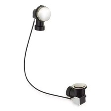Signature Hardware SH643BN ABS Cable Drain/Overflow for 17"- 22" Deep Alcove Tub