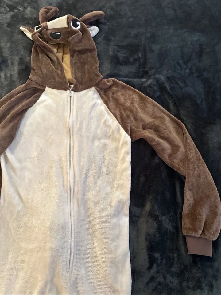 Disfraz de ciervo rubíes adulto pequeño mediano Halloween mono de una pieza Foto 3 de 4