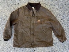 Carhartt Men's Vintage Sandstone Traditional Work Coat Model C26 Size 3XL