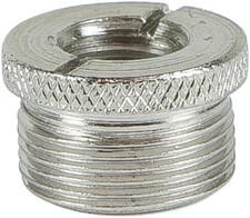 602000 Screw Thread Adapter for Microphone Stand 5/8 Male to 3/8 Female , Silve