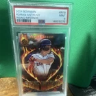2024 Bowman Rising Infernos Roman Anthony #RI-18 Rookie Insert PSA 9 Red Sox