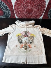 True Vintage Juicy Couture Women s Velour Hoodie Full Zip Y2K Size Medium F2