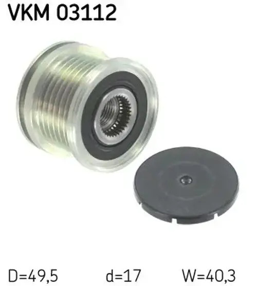 SKF SWEDEN VKM 03112 Alternator Freewheel Clutch for AUDI,MAN,PORSCHE,SEAT,SKODA - Image 10