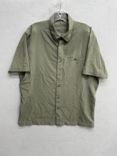 Kuhl Renegade Tufflex Shirt Men's Large Green Short Sleeve Performance Hiking