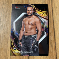 Rodrigo Nascimento UFC Topps Finest 2024 #195 Rookie RC Uncommon Card