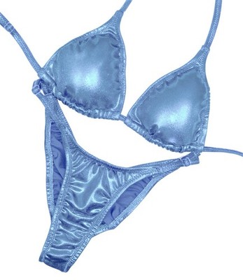 NPC Fit Model Bikini In  Baby blue Mystique