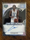 2025 Bowman Caleb Wilson Autograph Black Refractor /10 UNC Tarheels