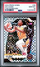 2024 Panini Prizm WNBA - ZIA COOKE #46 - Checkerboard - PSA 10