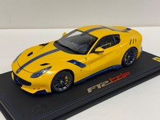 1/18 BBR Ferrari F12 TDF Modena yellow  /Blue Stripe 100 Pieces BBR1821ST TL120