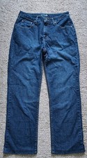 Lee Riders Indigo Straight Leg Denim Jeans 8M Medium Classic Basic Stretch