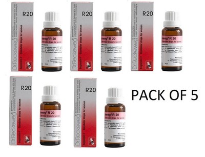 Dr Reckeweg R20 Drops 22ml ×5 | Natural Women Hormone & Gland Balance Blend