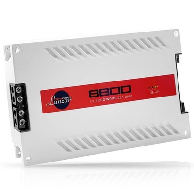 Lanzar One Channel Car Audio Mono Amplifier, 11000 Watt Max @ 1 Ohm...