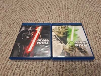 Star Wars Blu-ray 2011 Ep I II III IV V VI 6-Disc Set Lucas Prequel and Original