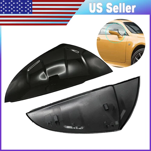 2x M Style Gloss Black Mirror Cover Caps For 2021 2022 23 2024 Lexus