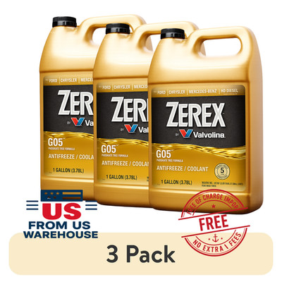 Zerex G05 Coolant 3 Pack 1 Gal HOAT Antifreeze OEM Ford Mercedes Diesel