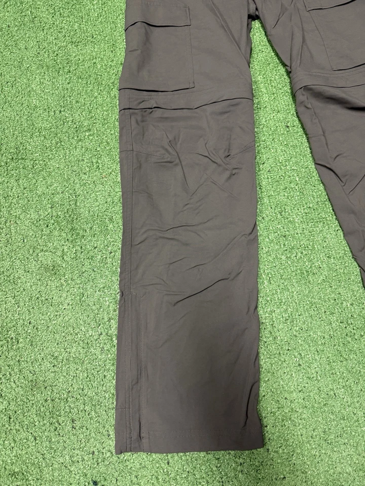 REI Co-op Convertible Cargo Pants Kids XL 30x29 Grey Hiking Outdoor Zip Bluesign - Image 2 of 4