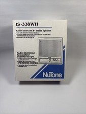 NOS Nutone IS-338WH Indoor 8" Intercom Speaker IS-338WH New Open Box