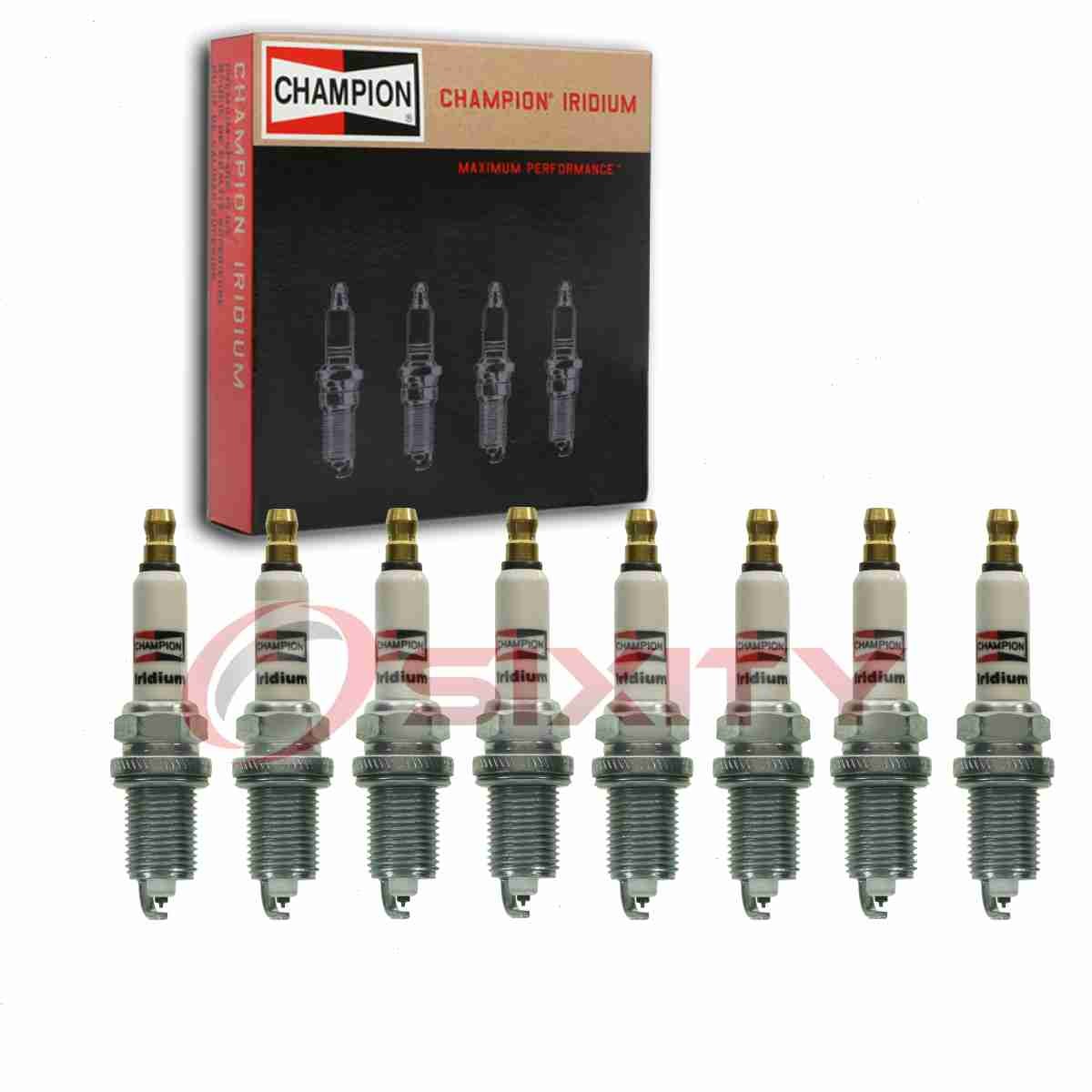 8 pc Champion Iridium Spark Plugs for 2002-2005 BMW 745Li 4.4L V8 Ignition ck