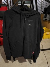 Milwaukee Men's Black M12 Heated Gear Hooded Jacket Medium Cotton Blend