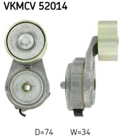 Skf Spannrolle, Keilrippenriemen Vkmcv 52014