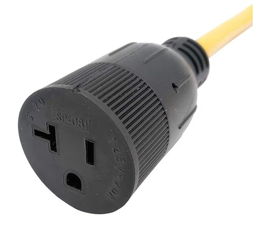 Parkworld 60585 EV Cavo Adattatore Twist Lock L6-20P 20AMP Spina a NEMA 5-20R T-Bld - Foto 3 di 6