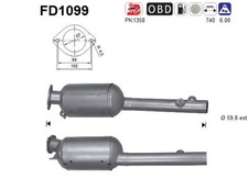 PARTIKELFILTER FÜR RENAULT LAGUNA III (BT0/1) - AS FD1099