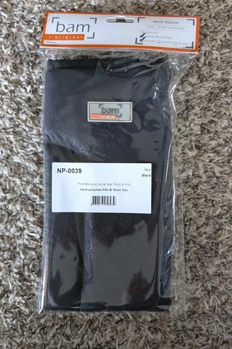BAM NP-0039 Neck Pouch for Alto/Tenor Saxophones Bell Fit Microsuede/Cushioned