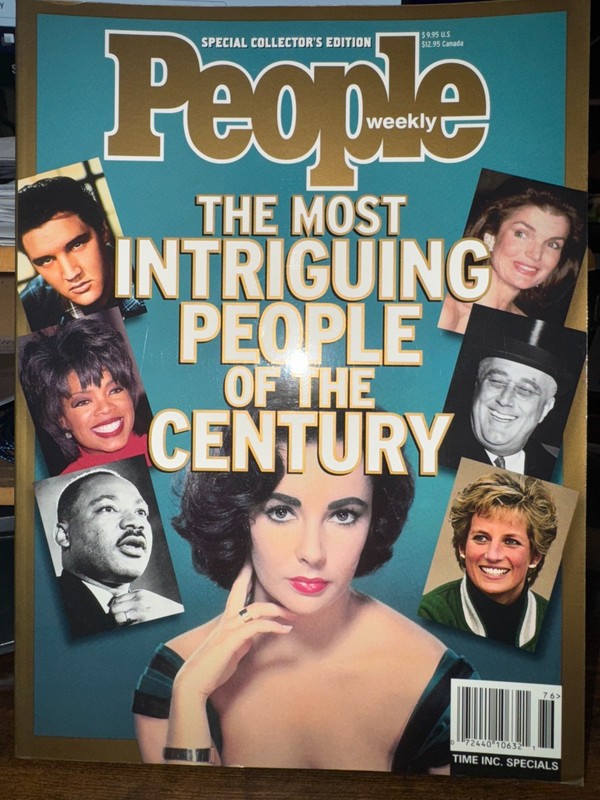 1998 Special Edition People Weekly The Most Intriguing People of The Century