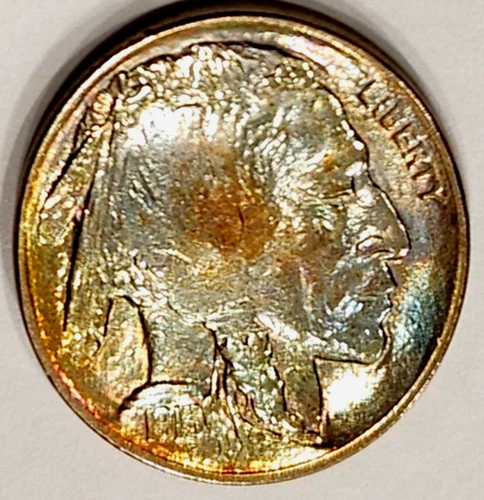 1913 Type 2 Semi Key Date  Buffalo Nickel Lovely Natural Toned Gem BU No Reserve