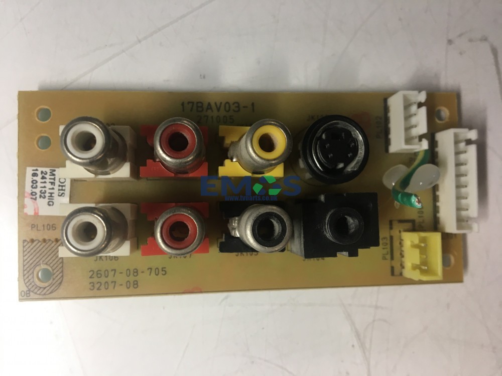 17BAV03-1 SIDE JACK ( AV INPUT ) FOR TECHNIKA VESTEL TVLCD40HDREADY