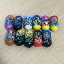 Mighty Beanz Moose Ja-Ru 2004 Lot of 11 Figures Bookworm T-Rex Admiral Troll