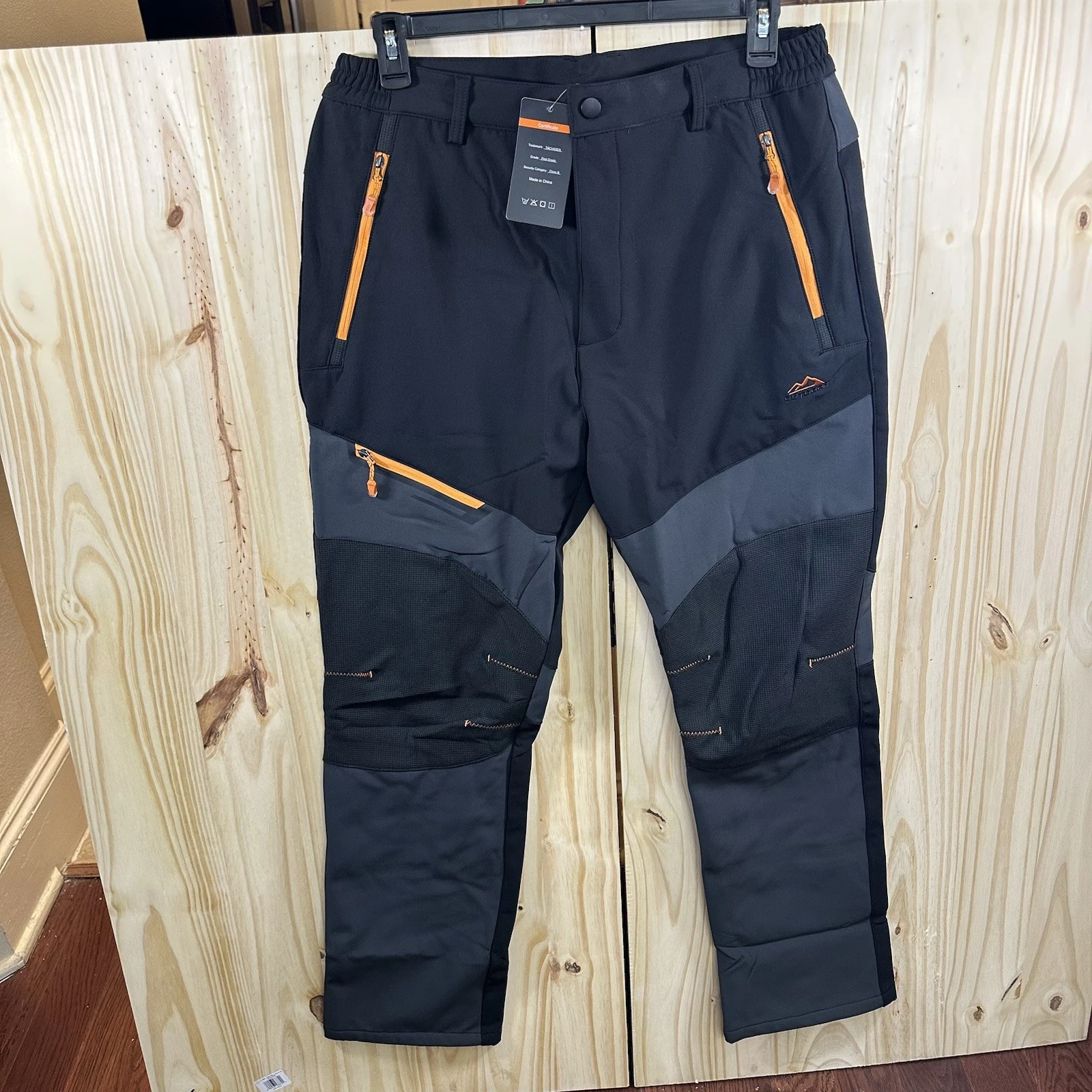TACVASEN Mens Snow Ski Pants Waterproof Snowboarding Pants Water Resistant