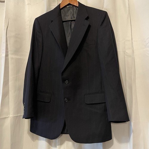 BURBERRYS Men's Navy Blue Wool Blazer - Picture 3 of 12