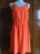 Gap women’s orange lined summer dress size Medium NWT