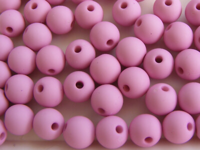 Perlenalchemie Acrylperlen  Ø 8 mm  100 Stück lilac rose matt