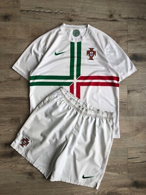 Portugal Away Football Set Jersey Shorts 2012-13 Ronaldo