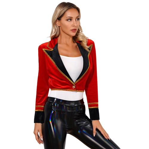 Womens Outerwear Tassel Shoulder Jackets Retro Tops Holiday Clubwear Costumes - Picture 55 of 55