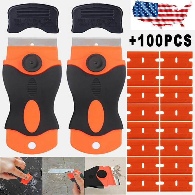Westernfertility Com Details About 100x Car Offroad Diy Plastic Double Edged Razor Blades 2 Pc Scraper Removal S Hand Tools Tools Workshop Equipment