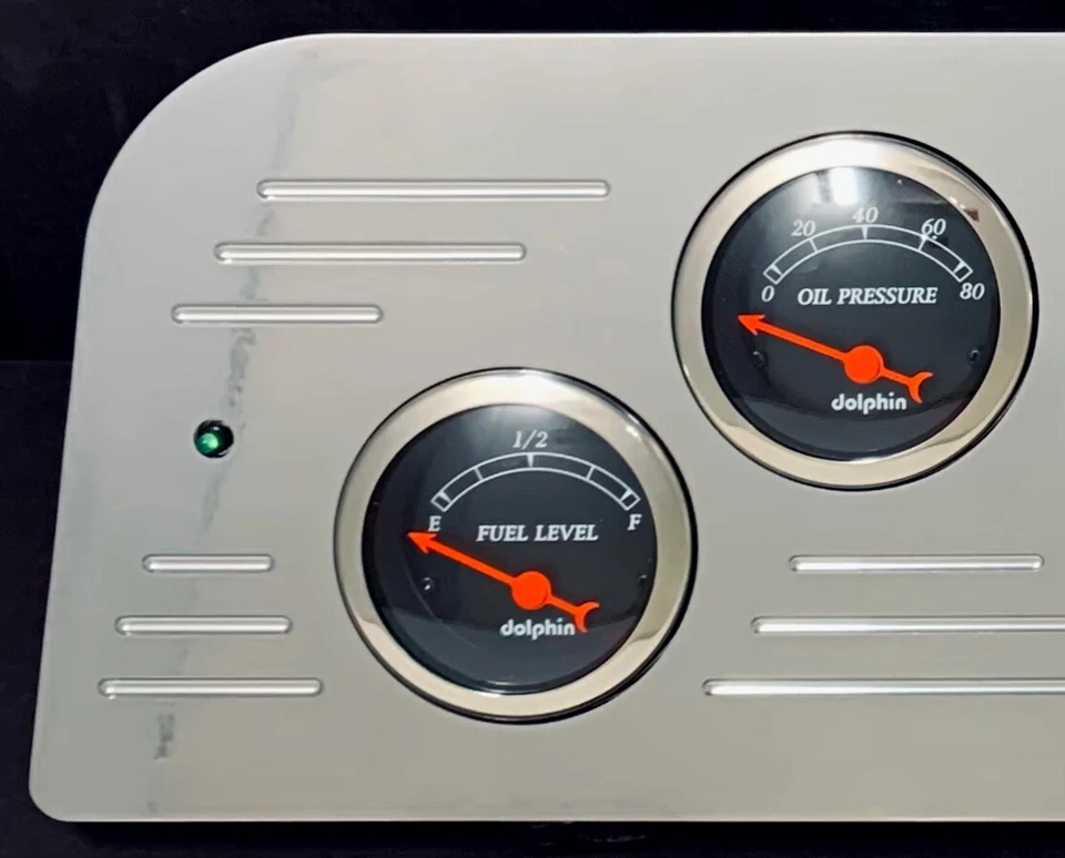 GMC Truck 1966 calibre 6 tablero juego de inserción Billet aluminio PC Foto 2 de 4