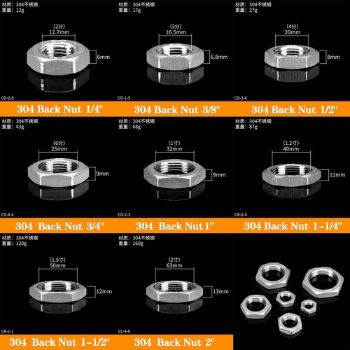 Stainless Steel Pipe Fittings : Marine Grade 304 Weld Nipple BSP Female/Male - Picture 3 of 33