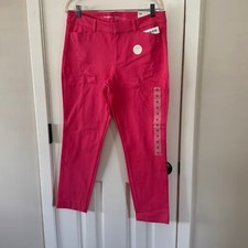Old Navy Womens Pink Pixie Ankle Length Pants Size 10 New with Tags E4