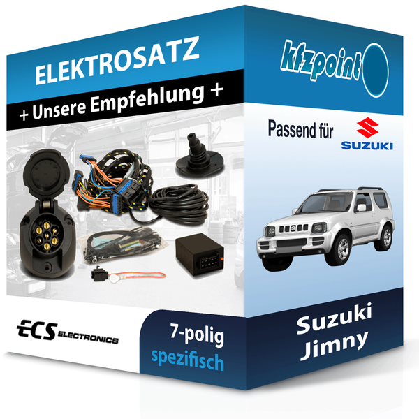 ECS E-Satz 7Polig Fahrzeugspezifisch Passend für Suzuki Jimny NEU-image