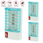 New Listing3Pcs Led Electric Mosquito Fly Bug Insect Trap Zapper Killer Night Lamp Light Us