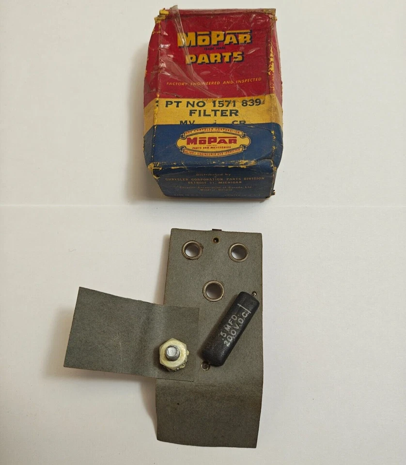 Dodge Plymouth Chrysler Wagon 1954-1956 radio medidor de combustible filtro 1571839 nuevo en stock Foto 4 de 4